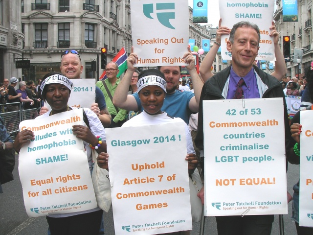 Peter Tatchell has called for a change to Article Seven of the Constitution of the Commonwealth Games Federation which covers discrimination ©LEAP Sports Scotland