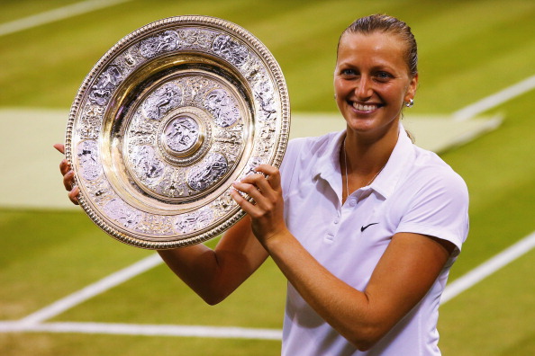 Petra Kvitova has won the Wimbledon women's singles title ©Getty Images