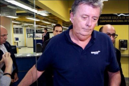 Ray Whelan has now handed himself in to Brazilian police after being branded a "fugitive" last week ©Twitter