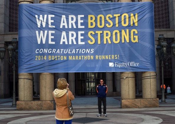 Record amounts of money was raised for charity at the 2014 edition of the Boston Marathon ©AFP/Getty Images