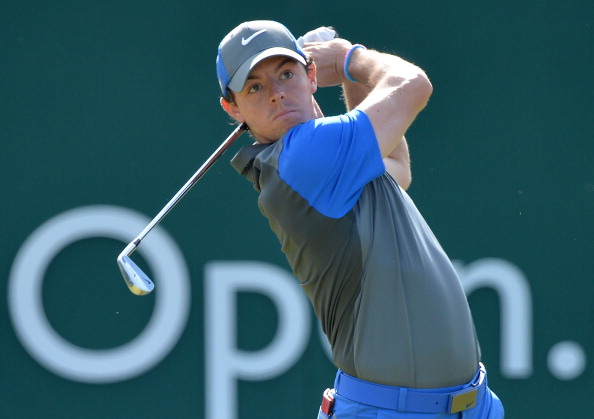 Rory McIlroy tops the leaderboard after day one of the Open Championship ©Getty Images