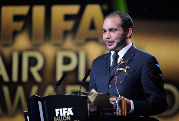 Sheikh Ahmad has voiced encouragement for Prince Ali Bin Al-Hussein to continue as a member of FIFA ©Getty Images