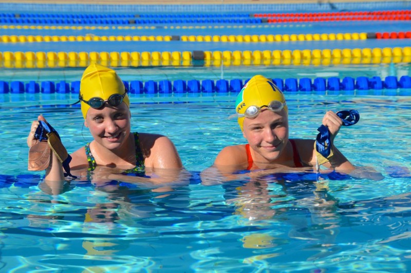 Swimmers Sonja Adelaar and Zanré Oberholzer were two other Namibian stars in Gabarone after each securing two medals ©NNOC