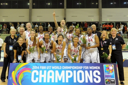 The US have won their third Under 17 Women's World Basketball Championship ©FIBA