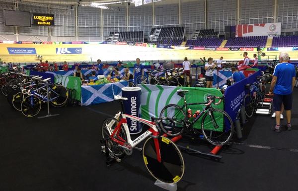 The penultimate day of training at the Sir Chris Hoy Velodrome ©Kevin Stewart/Twitter