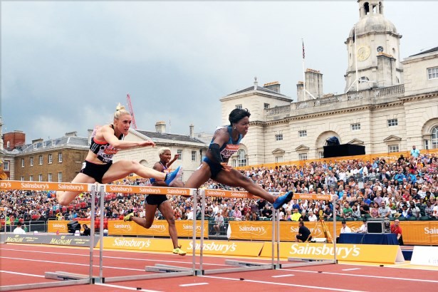 Tiffany Porter enjoyed a superb victory over a strong field at the Sainsburys Anniversary Games ©UK Athletics
