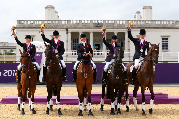 Tina Cook, William Fox-Pitt and Zara Phillips, who won silver in the team eventing at London 2012, will all compete at the World Equestrian Games ©Getty Images