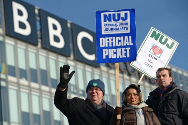 Unions say their members at the BBC are unhappy at the terms on offer in the broadcaster's latest pay review ©Getty Images 