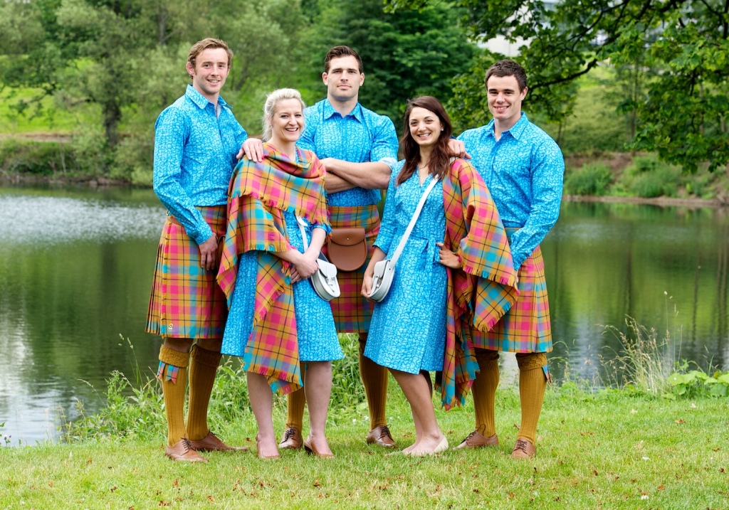 The Team Scotland parade uniform for Glasgow 2014 has been unveiled ©Commonwealth Games Scotland 
