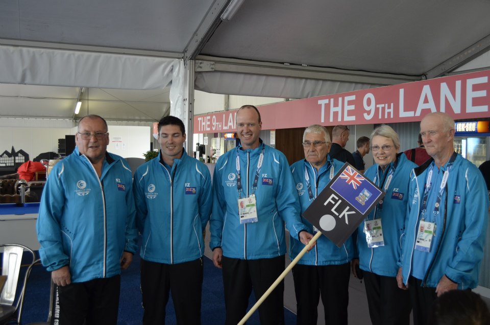 Falkland Islands are officially welcomed in the Athletes' Village ©Facebook