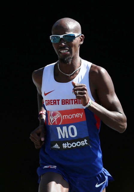 Mo Farah will be one of the stars performing at the new athletics track in Hampden Park during the Commonwealth Games this month ©Getty Images