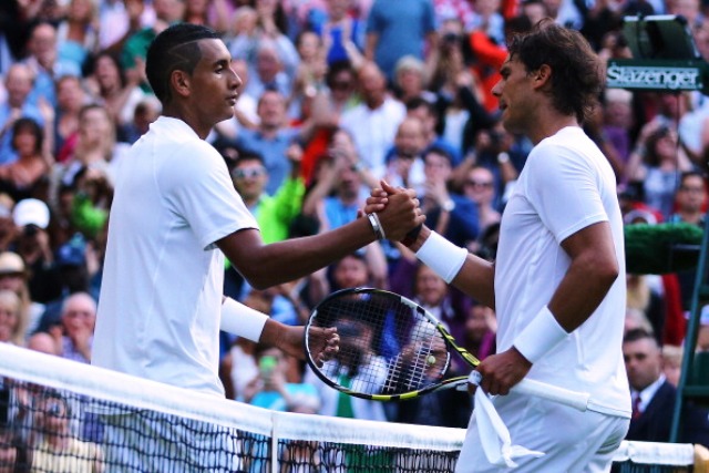 Nadal's loss to Kyrgios means he has failed to make the last eight at Wimbledon since 2011 ©Getty Images 