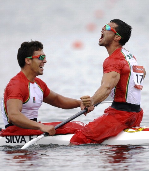 Sprint canoe duo Emanuel Silva and Fernando Pimenta will be hoping to go one better than their silver medal at London 2012 in Rio ©Getty Images 