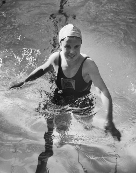 Elenor Gordon was the first Scottish woman to win a Commonwealth Games gold medal when she won the 220 yards breaststroke at Auckland in 1950 ©Getty Images