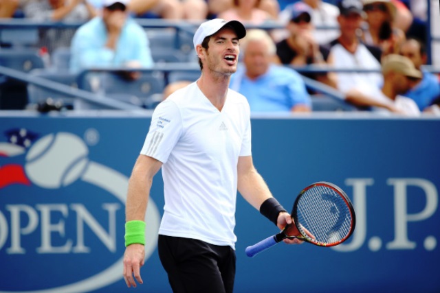 Andy Murray secured a place in the fourth round at the US Open despite a patchy performance against Andrey Kuznetsov ©Getty Images