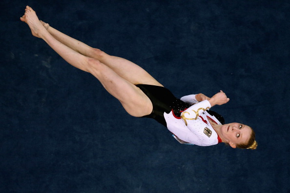 Antonia Alicke of Germany missed out on a medal in the women's floor final, finishing in fifth place ©Getty Images