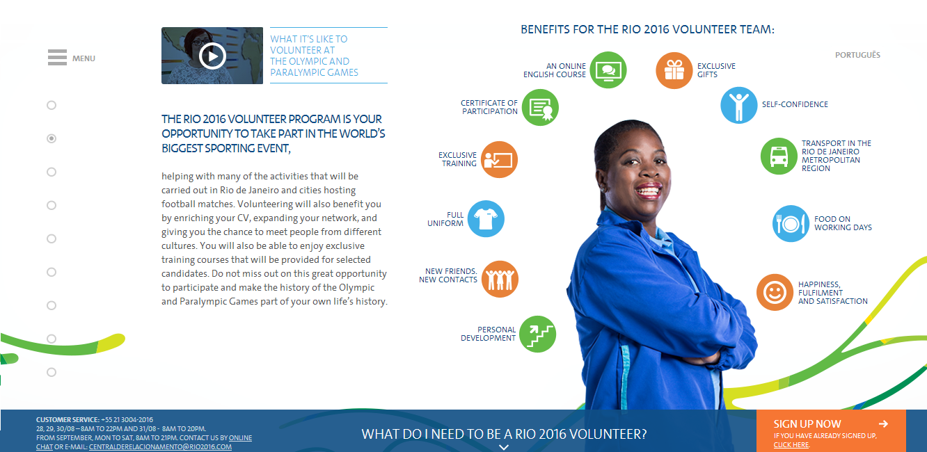Applications to volunteer at Rio 2016 are now being invited ©Rio 2016