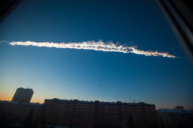 The Chelyabinsk meteor made worldwide headlines in February 2013 ©AFP/Getty Images