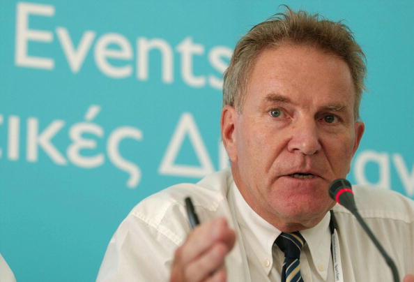 Denis Oswald, chairman of the Athens 2004 Coordination Commission, oversaw a race against time to get everything ready for the Games ©AFP/Getty Images