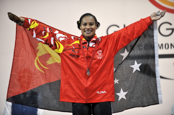 Dika Toua of Papua New Guinea will now be awarded gold ©AFP/Getty Images