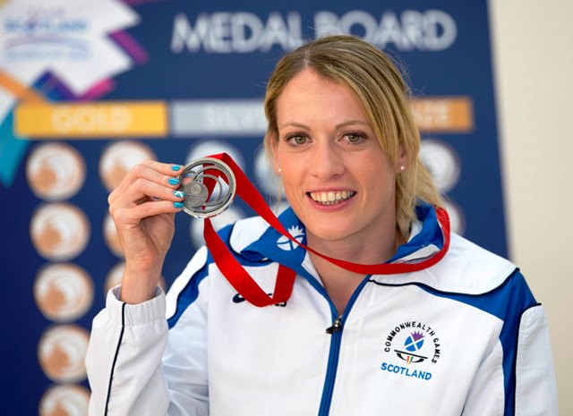 Double Commonwealth Games silver medal winner Eilidh Child will be appearing at the Women in Sport Conference at the University of Stirling ©Team Scotland