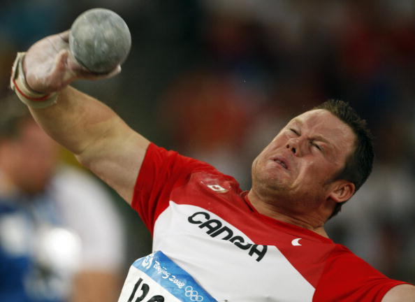 Dylan Armstrong of Canada has belatedly been awarded a shot put bronze medal from Beijing 2008 ©AFP/Getty Images