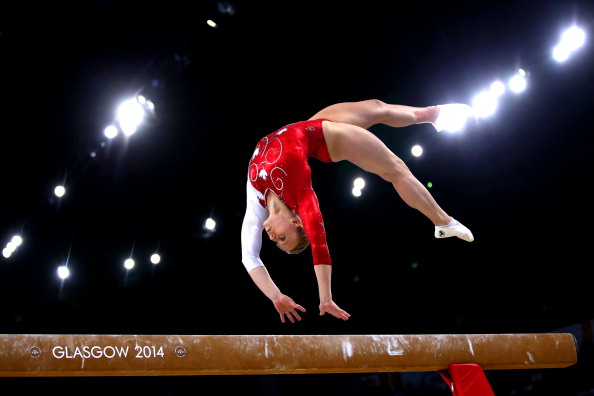 Elsabeth Black of Canada produced a stunning routine to win gold in the beam final ©Getty Images