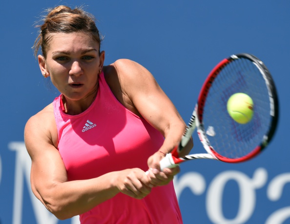 French Open finalist Simona Halep survived a scare to win her first round match at Flushing Meadows ©AFP/Getty Images