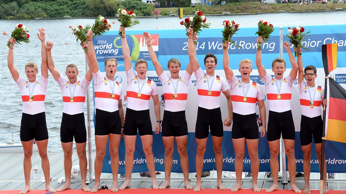 Germany have dominated the 2014 World Rowing Junior Championships in Hamburg ©World Rowing