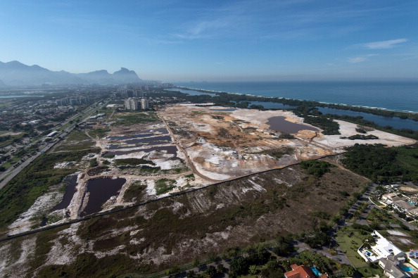 Despite concerns about whether the under-construction Olympic golf course will be able to hold a test event a year before the Games, it has been pencilled in for August 2015 ©AFP/Getty Images