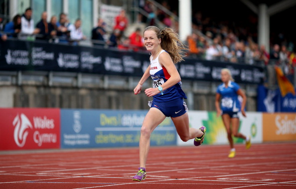 Teenager Maria Lyle won the 100m T35 to lift the European title despite having only started competing internationally at the beginning of this year ©British Athletics via Getty Images