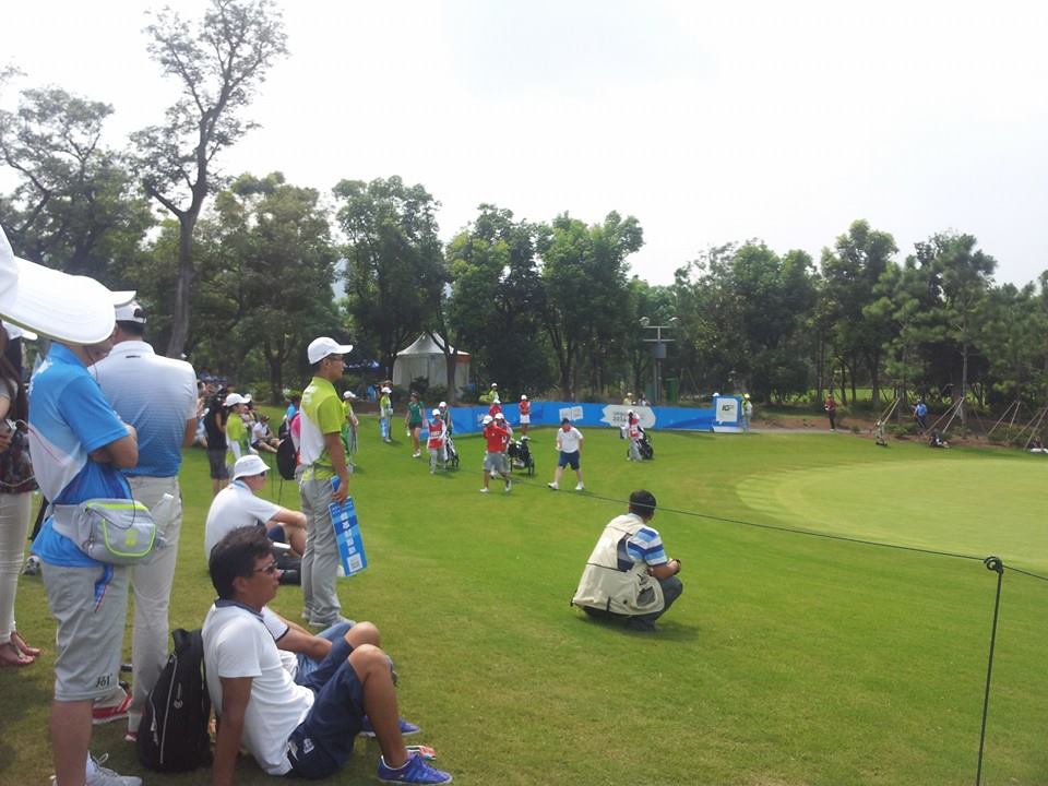 The 18th Green at the Zhongshan International golf course ©ITG
