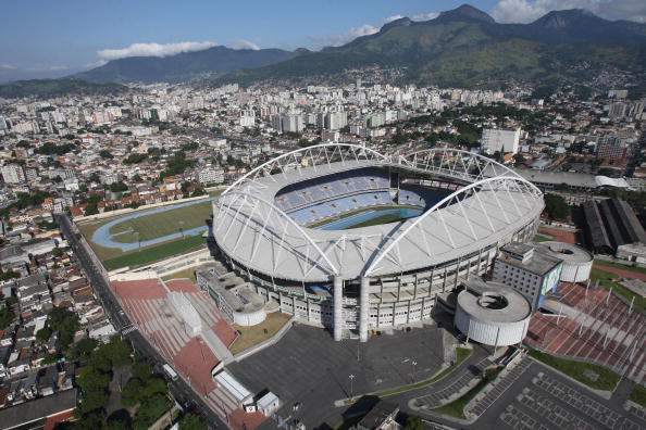 The João Havelange Stadium will stage the final test event for athletics on May 16 ©AFP/Getty Images