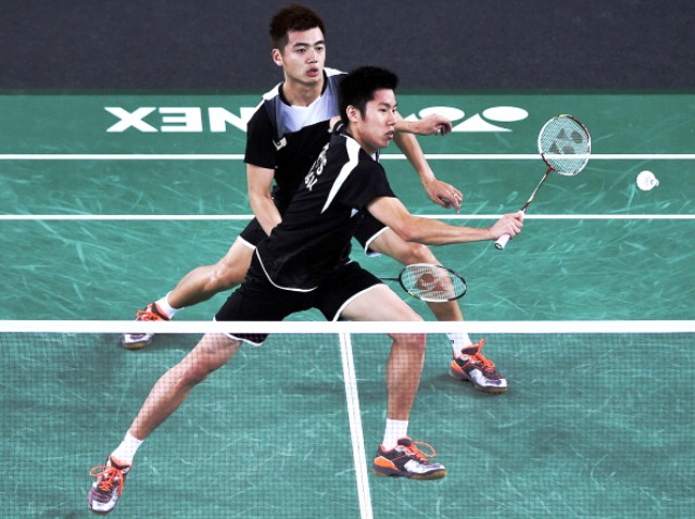 Wee Kiong Tan and Wei Shem Goh secured the final badminton title of Glasgow 2014 for Malaysia ©Getty Images 