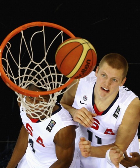 Henry Ellenson was the top scorer for the US as they set up a semi-final clash with Serbia ©Getty Images