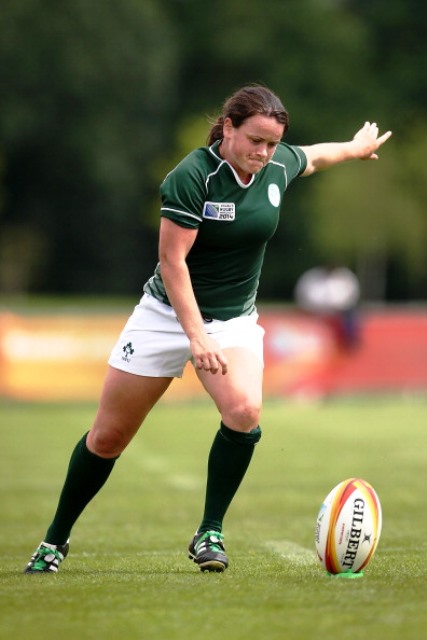 Jacki Shiels' accuracy from the tee helped Ireland pull away from Kazakhstan in the second half of their Pool B match in Paris ©Getty Images