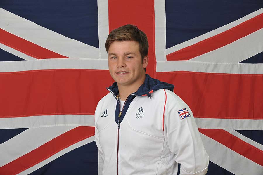 Jake Saywell has been named as the Great Britain Flagbearer for Nanjing 2014 ©Team GB