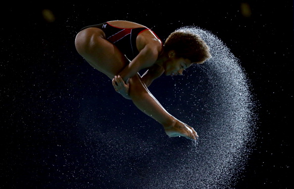 Jennifer Abel of Canada had to settle for silver in the final of the women's 3m springboard ©Getty Images