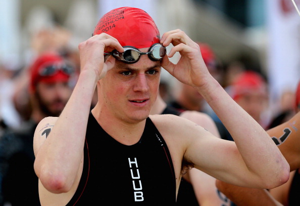 Jonathan Brownlee beat his brother Alistair to the win in Stockholm ©Getty Images for IMG
