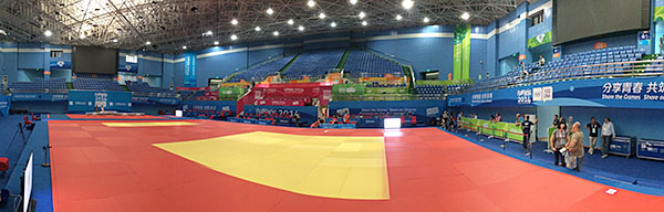 Judo will be held at the Nanjing Longjiang Gymnasium from August 17-21 ©IJF