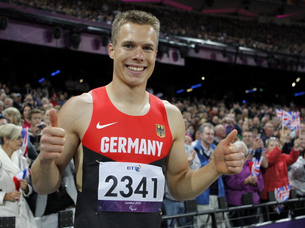 London 2012 champion Markus Rehm was cut from the German National team for the European Championships despite being crowned national long jump champion at the German National Championships in Ulm ©Getty Images