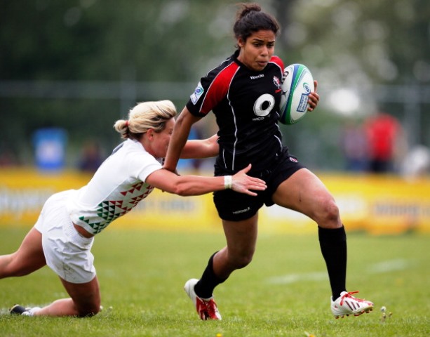 Canadian Magali Harvey has been named as the IRB Women's Player of the Year ©Getty Images