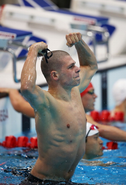 The Netherland's' Marc Evers sealed his third gold medal of the week with a world record time in the individual medley SM14 to delight the home crowd ©Getty Images