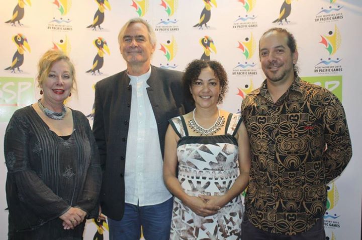 Merryn Hughes, Nigel Jamieson, Tania Nugent and Airileke Ingram will all be working on the Port Moresby 2015 Opening and Closing Ceremonies ©PNG2015 Pacific Games