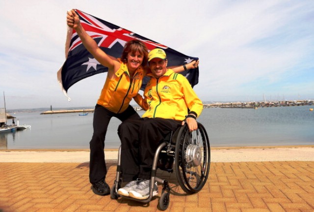 Paralympic champions Daniel Fitzgibbon and Liesl Tesch were one of four Australian crews to win on day five in Halifax ©Getty Images
