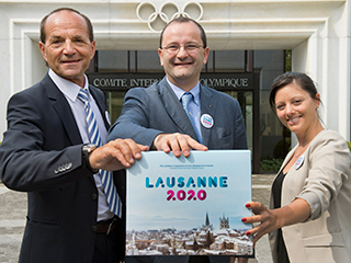 Patrick Baumann has said he is "very relaxed and very confident" after submitting Lausanne's bid for the 2020 Winter Youth Olympic Games ©Lausanne 2020