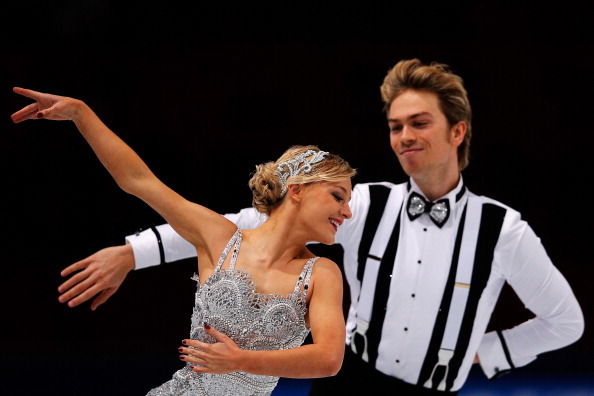 Penny Coomes and Nick Buckland are among the three figure skating pairs who Robin Cousins will take under his wing ©Getty Images
