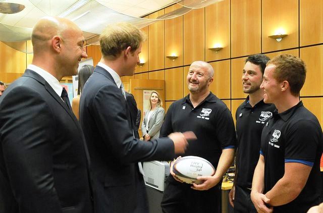 Prince Harry has visited a special Premiership Rugby campaign being run in Brazil ©Premiership Rugby