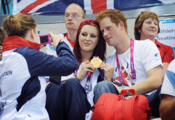 Prince Harry was a regular feature at the London 2012 Summer Paralympic Games ©Getty Images