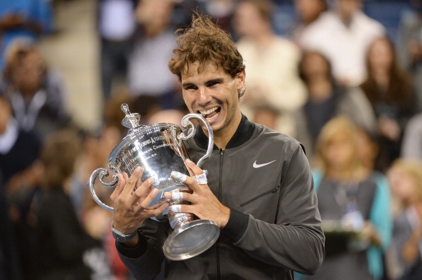 Rafael Nadal beat Novak Djokovic in four sets last year to win the US Open for the second time ©AFP/Getty Images